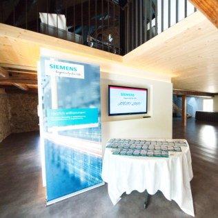 Checkin-Desk für Tagung in Winterthur